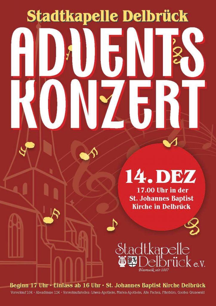 Adventskonzert Delbrück Plakat